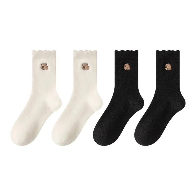 XXLLG Mid Calf Socks Women's 2 Pack-8