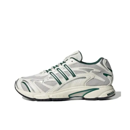 Adidas Originals Temper Run 2.0 Anti Slip Wear Resistant Low Top Chunky Sneakers Unisex White Gray Green