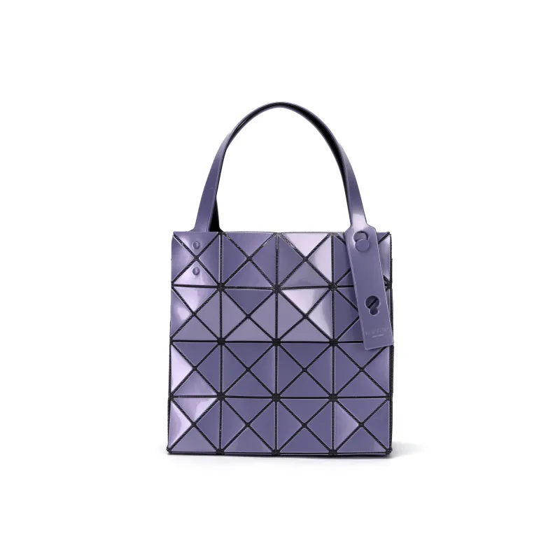 ISSEY MIYAKE CARAT Polyvinyl Chloride Resin Handbag Women's Lavender-1