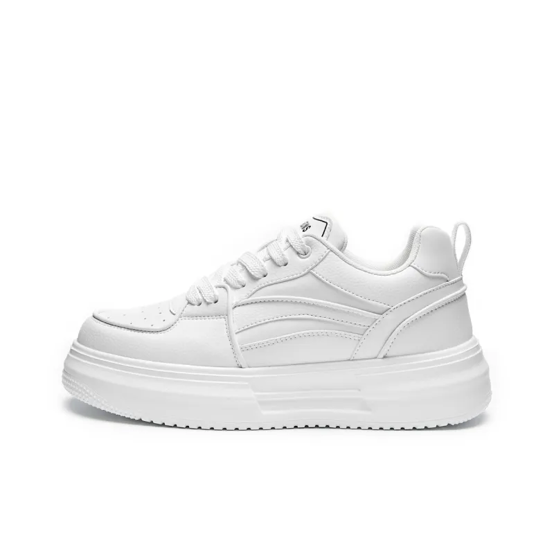 LAZY BONS Anti-Slip Wear-Resistant Lightweight Breathable Height Increasing Low-Top Skateboard Shoes Unisex-0