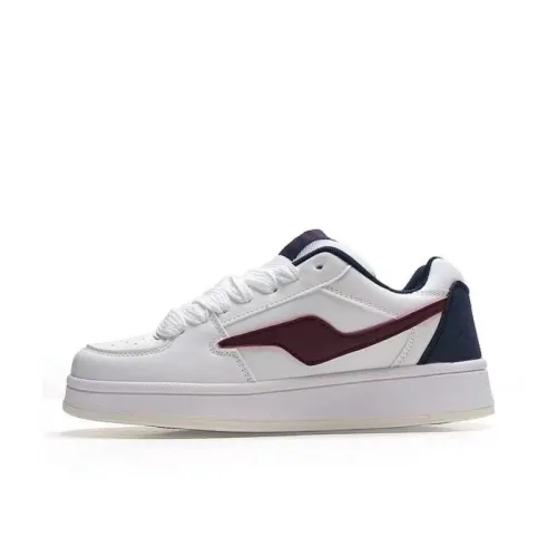 LXVB Skateboard Shoes Women's Low Top Yellow/Red
