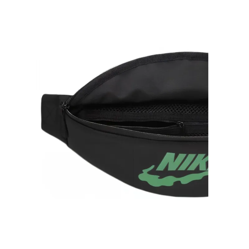 Nike Polyester Fanny Pack Regular Unisex Black & Stadium Green-4