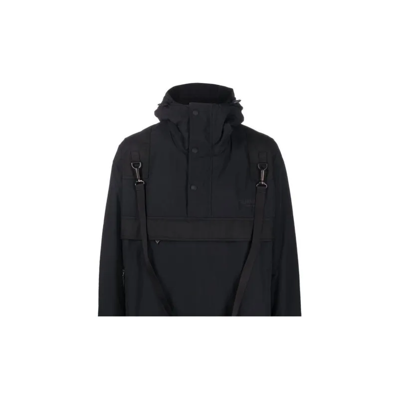 Burberry Logo Print Oversized Windbreaker Jacket-4