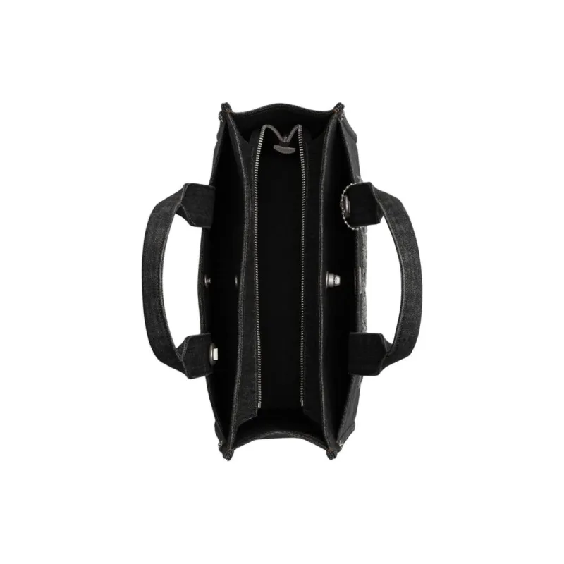 COACH Cargo Fabric Tote Bag Shopping Bag Shoulder Bag Crossbody Bag Handbag Large Size Women's Black-2