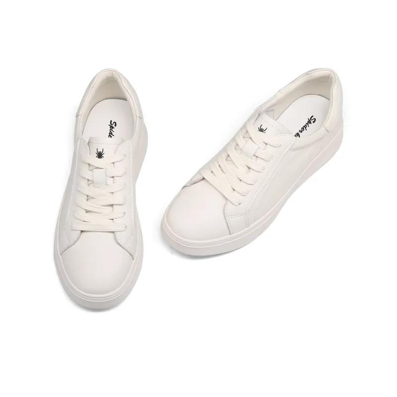 Spider King Low Top Skateboard Shoes Women's White-2