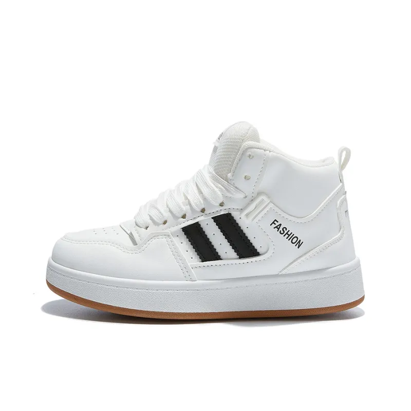 Little Red Man High Top Skateboard Shoes Unisex-4