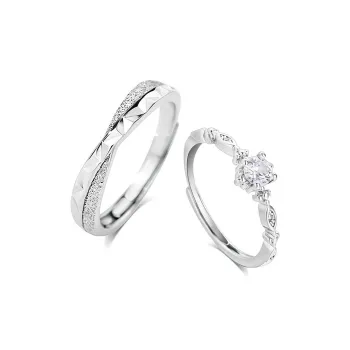 Modern Miracle Sterling Silver Rings Unisex