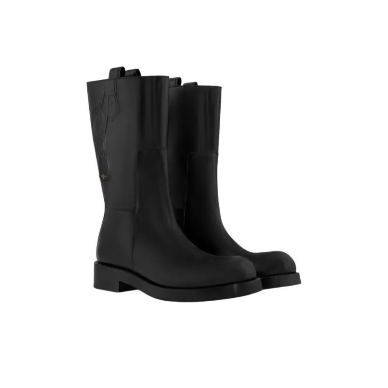 LOUIS VUITTON LV Agent Ankle Boots Men's Black-1