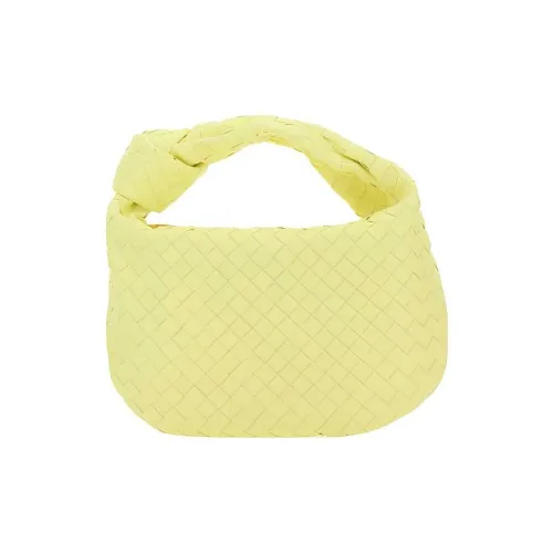 Bottega Veneta Jodie Intrecciato Shoulder Bag Teen Lemon