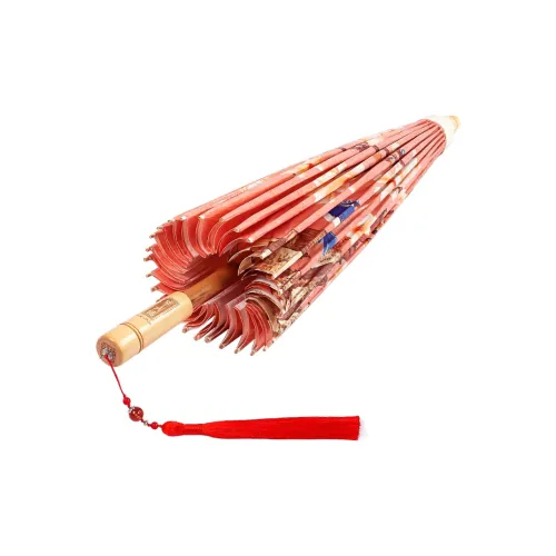 BILIUFU Intangible Cultural Heritage Pure Handmade Oil Paper Umbrella
