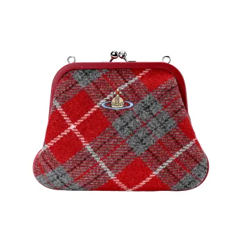 Vivienne Westwood Wool Handbag Shoulder Bag Women's Red