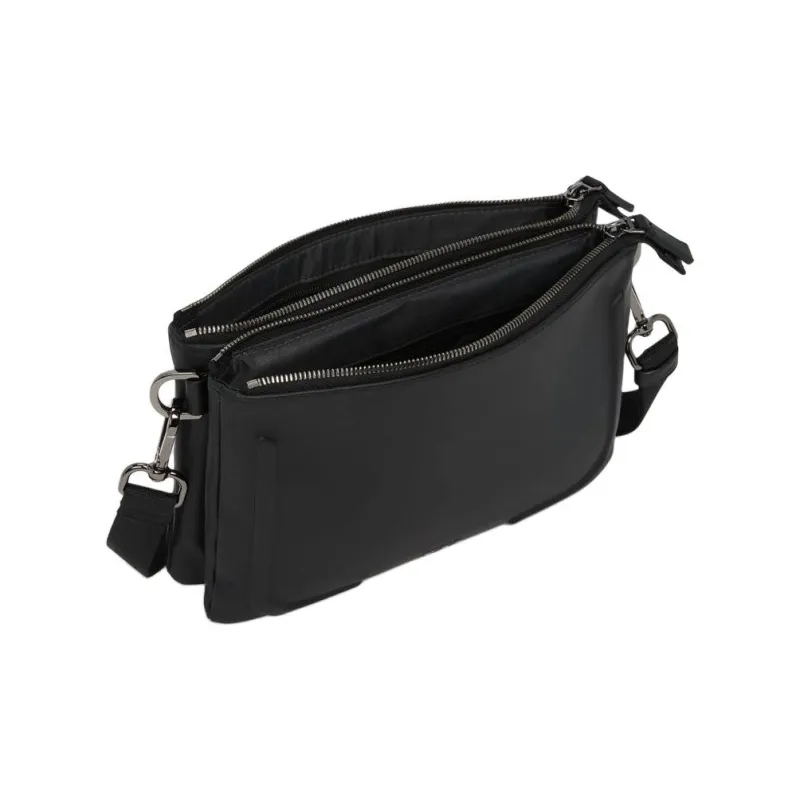 TUMI Leather One Shoulder Crossbody Clutches Men's Black-3