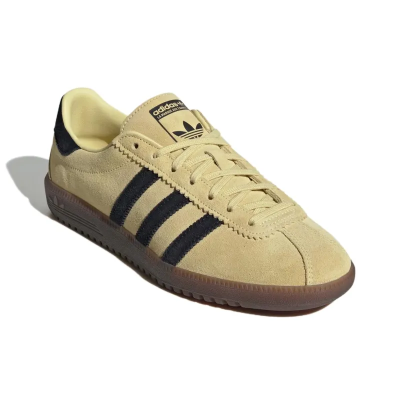 Adidas Bermuda Powder Yellow Black Women's-2