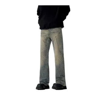 PAINT STAIN Jeans Unisex Vintage Blue