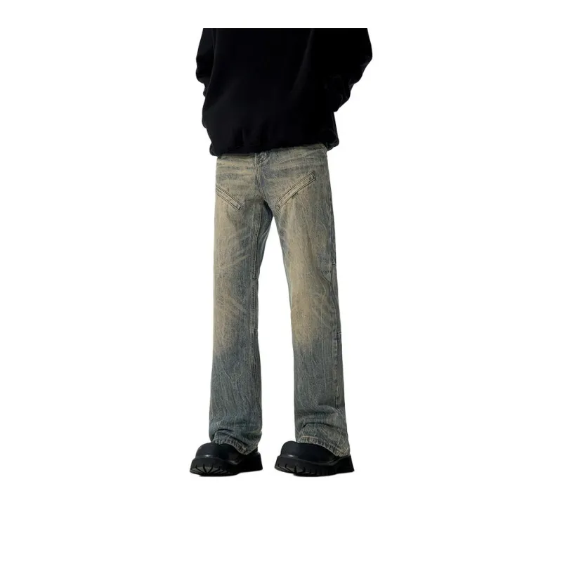 TESTUNG Jeans Unisex Vintage Blue-0