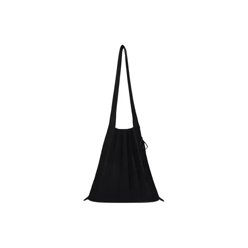 JOSEPH&STACEY Recycled Polyester Handbag Shoulder Bag Medium Size Women's Black