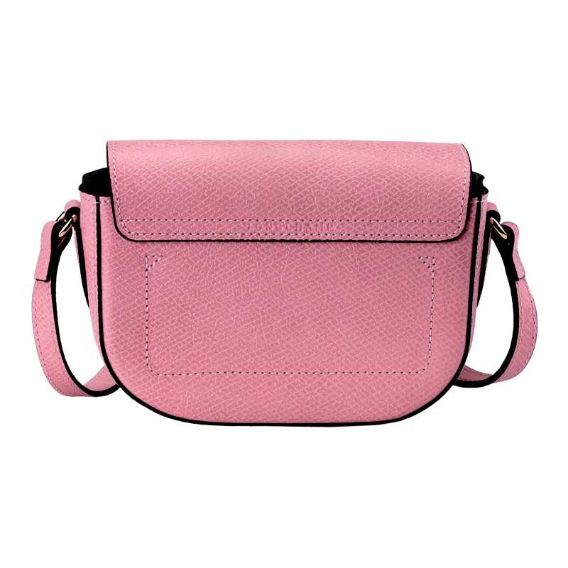 LONGCHAMP Cow Leather Shoulder Bag Crossbody Bag Women's Pink-5