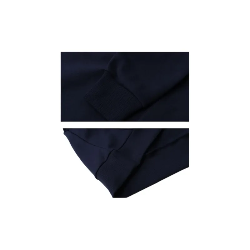 Converse Star Chevron EMB PO Sweatshirt Men's Navy Blue-2