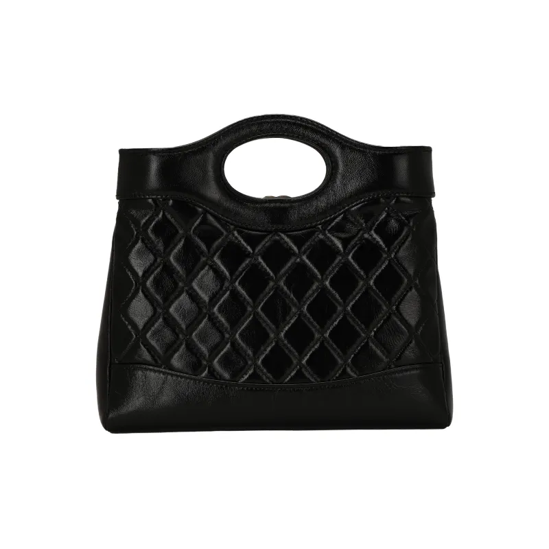 CHANEL 24S Mini 31 Bag Black/Glod-2