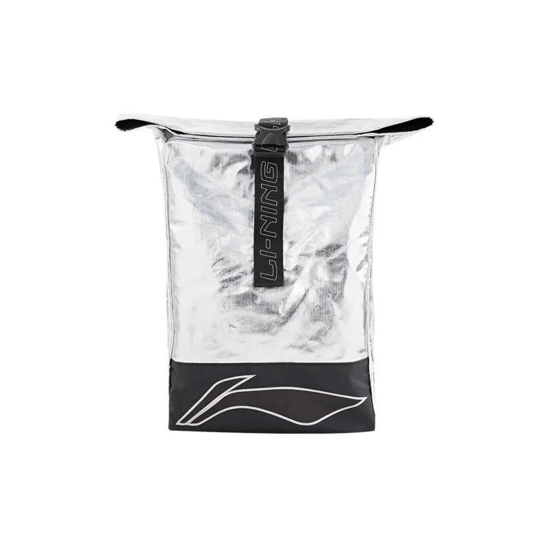 LiNing Sports Basketball Collection Fabric Basketball Bag Sports Backpack Regular Unisex Silver-0