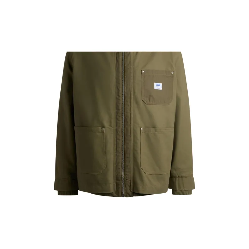 HUGO BOSS Jackets Coats Men's Light Green-1