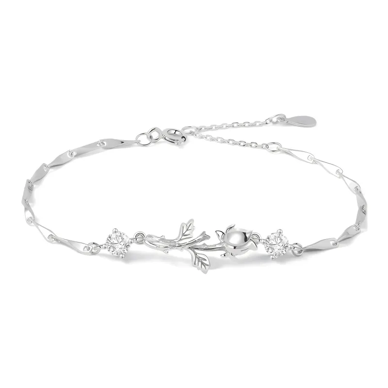 Chinese Jewelry S925 Silver Bracelets Women's-0