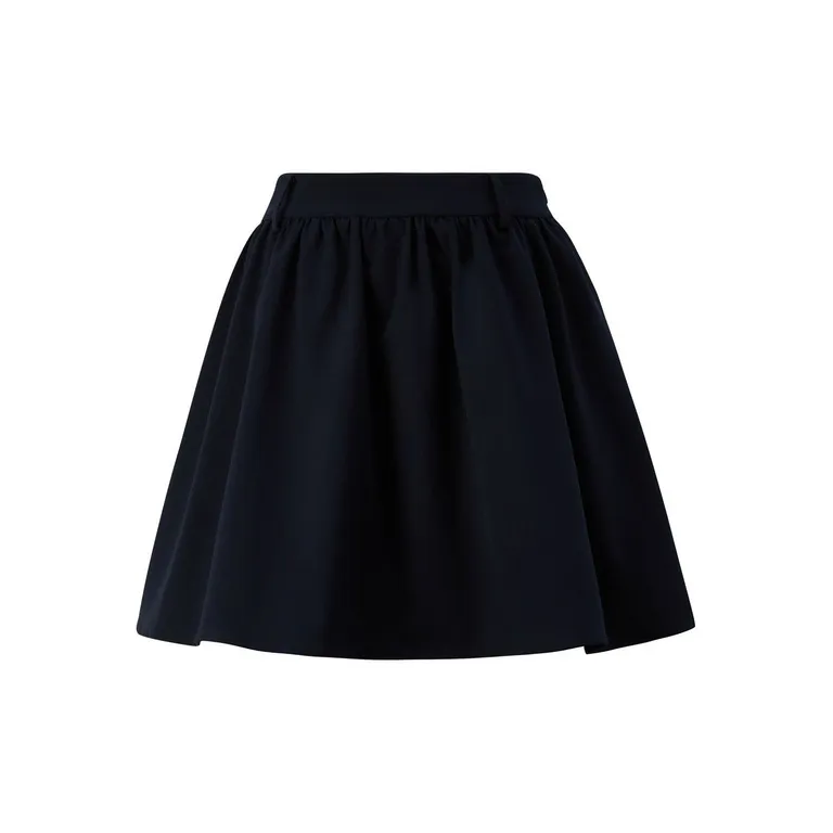 E.land Casual Short Skirts Women's Dark Navy Blue-1