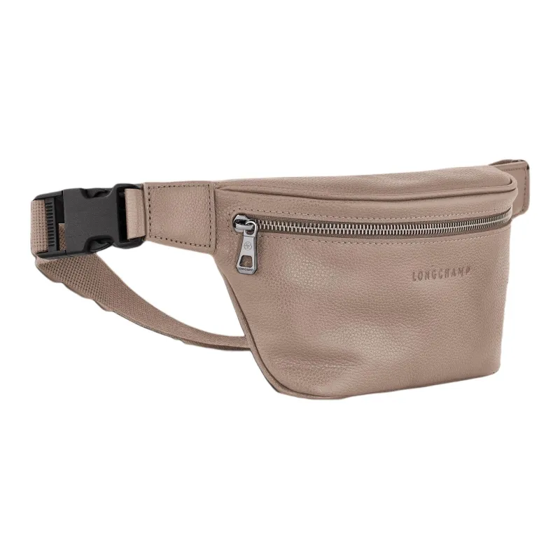 LONGCHAMP Cow Leather Fanny Pack Medium Size Men's Brown-1