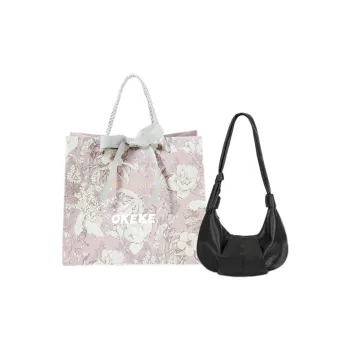 OKEKE Pu Shoulder Bag Regular Unisex Umber/Black