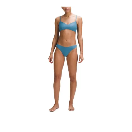 Lululemon Ribbed Swimming Shorts Women's Green Triggerfish