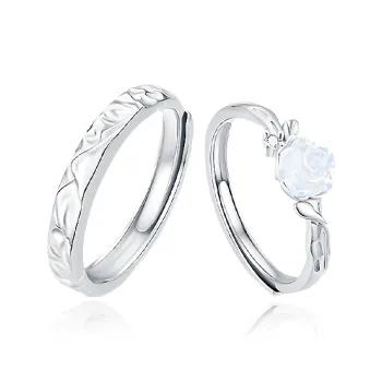 Chongqing Gold Store 999 Fine Silver Rings Unisex