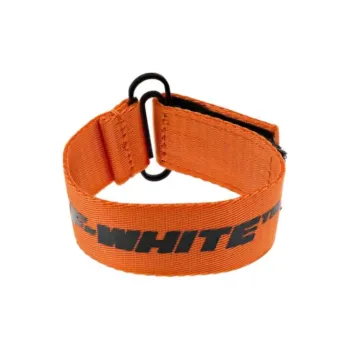 OFF WHITE Paperclip Webbing Bracelet