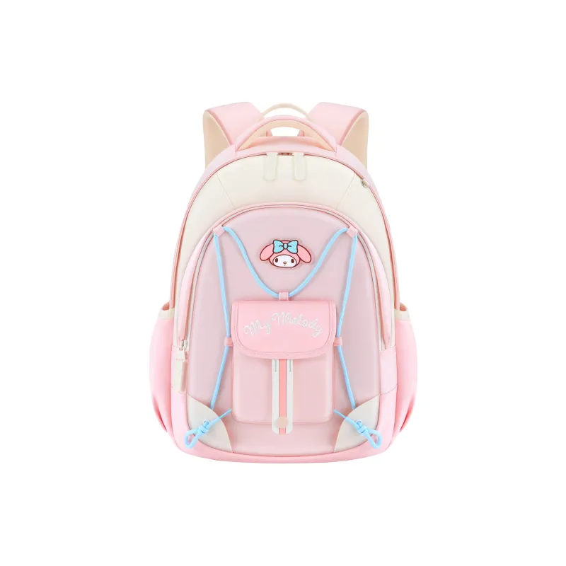 Hello Kitty Sanrio Series Polyester Middle And High School Backpack Women's Pink-1