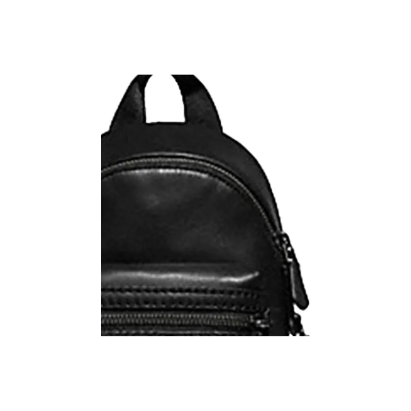 COACH Academy Leather Crossbody Bag Small Size Men's Black-2