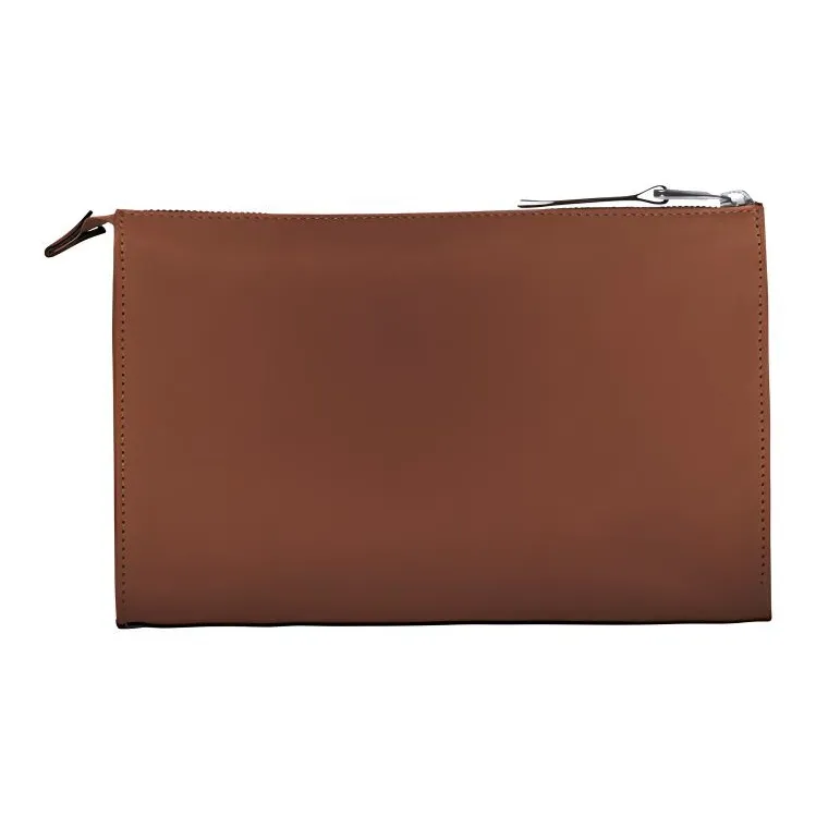 LONGCHAMP 3D Cow Leather Clutch Unisex Light Red Umber-2