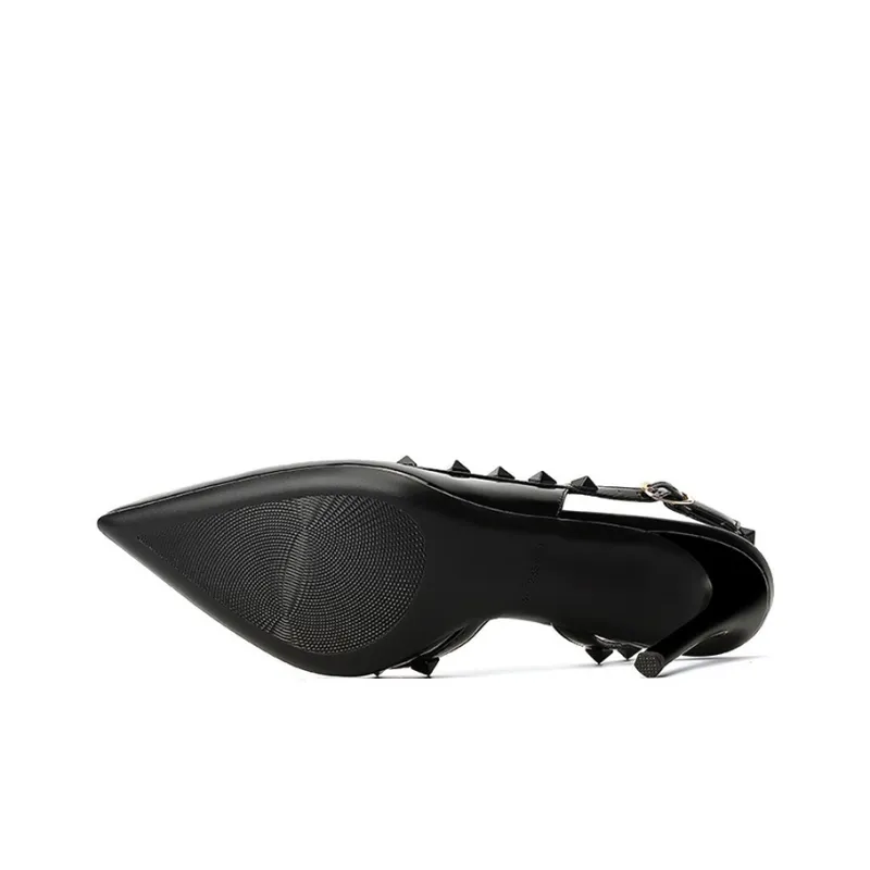 MCKP Slim Heel High Heels 8cm Women's Black-4