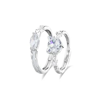 Muyan S999 Fine Silver Rings Unisex