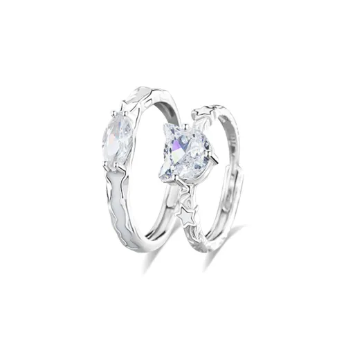 Muyan S999 Fine Silver Rings Unisex