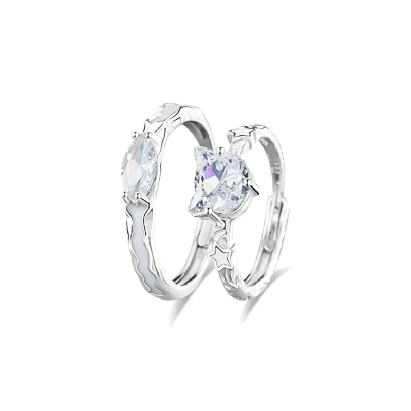 Muyan S999 Fine Silver Rings Unisex-0