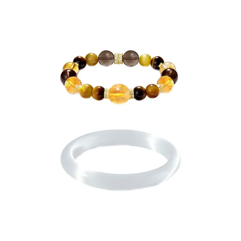 Jin Ruibang Tiger's Eye Stone Bracelets Women's-0