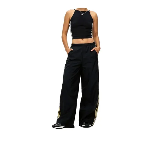 Adidas Knitted Sports Pants Women's Black