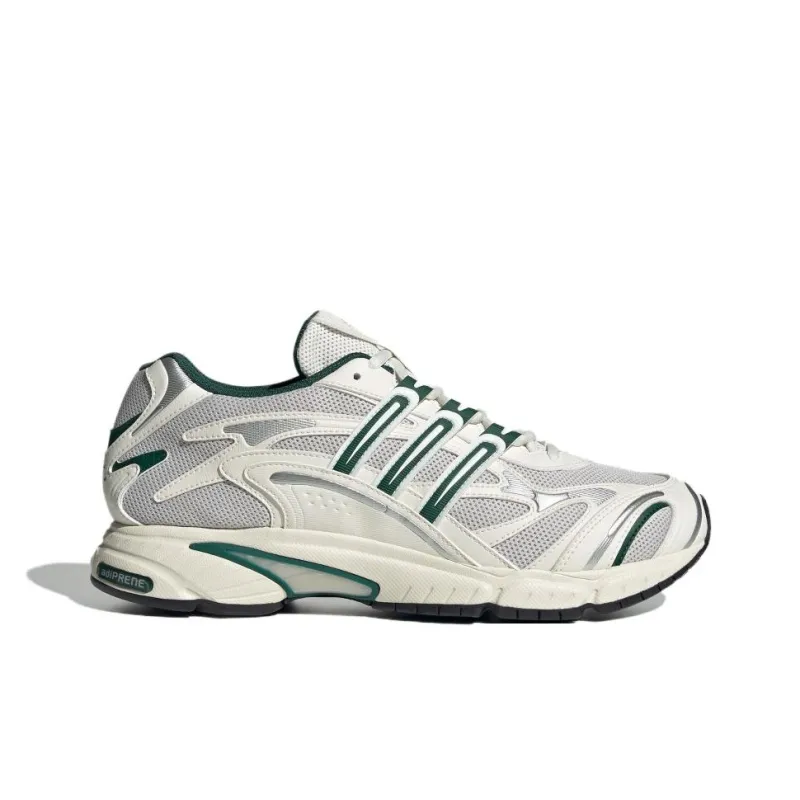 Adidas Originals Temper Run 2.0 Anti Slip Wear Resistant Low Top Chunky Sneakers Unisex White Gray Green-1