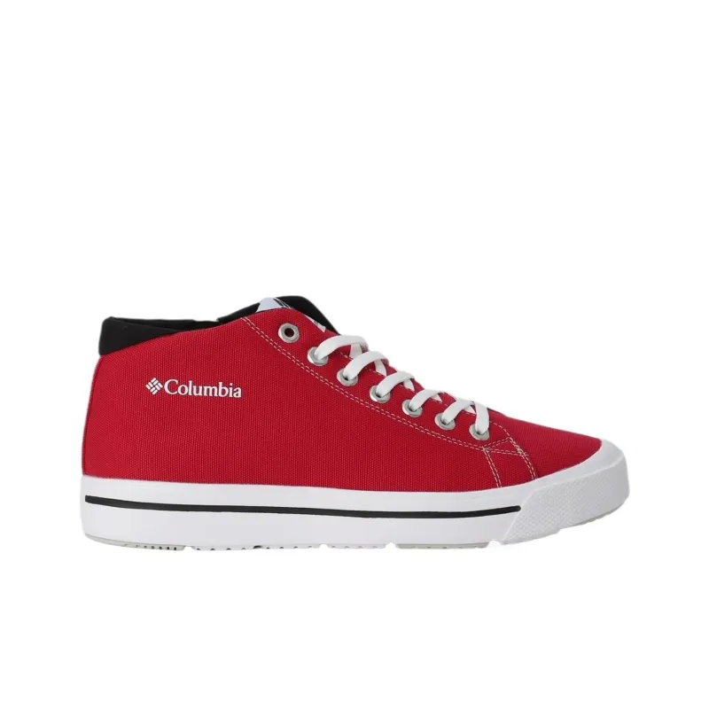 Columbia Slip Resistant Mid Top Casual Shoes Unisex Sunset Red-1