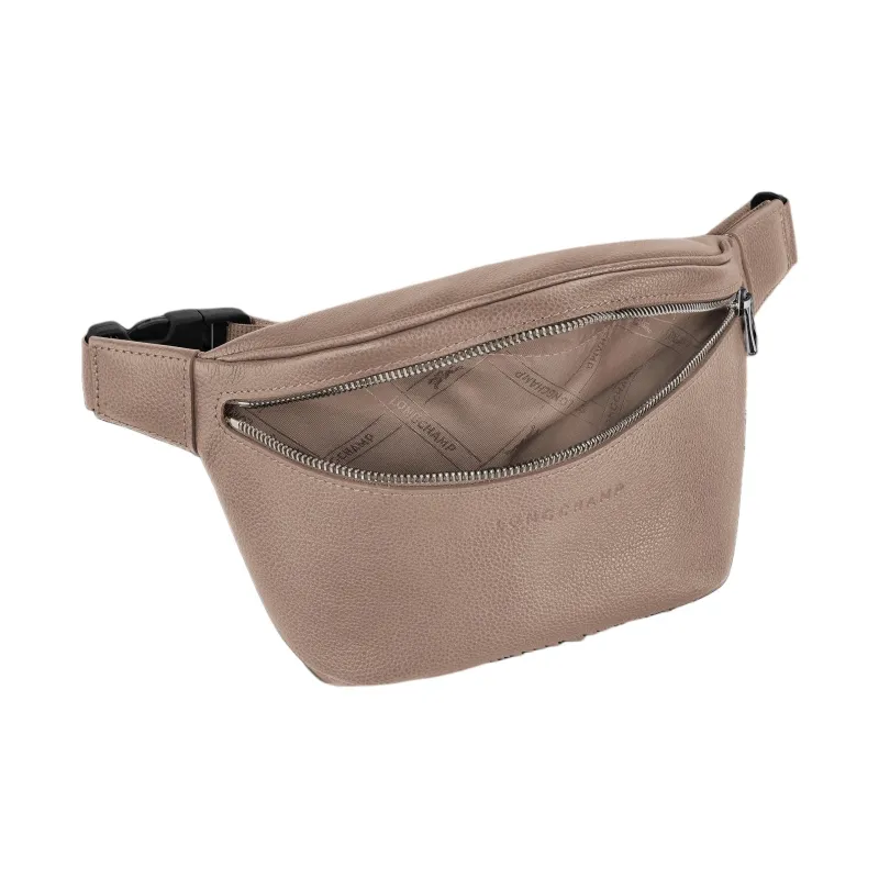 LONGCHAMP Cow Leather Fanny Pack Medium Size Men's Brown-3