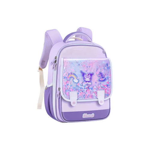 Hello Kitty Sanrio Series Polyester Elementary School Girl Backpack Women's Purple