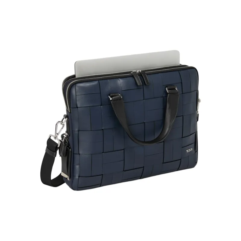 TUMI Nylon Briefcases Men's Blue-2