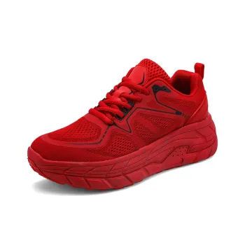 BBMTR Running Shoes Unisex Low Top Red/Yellow/White/Black
