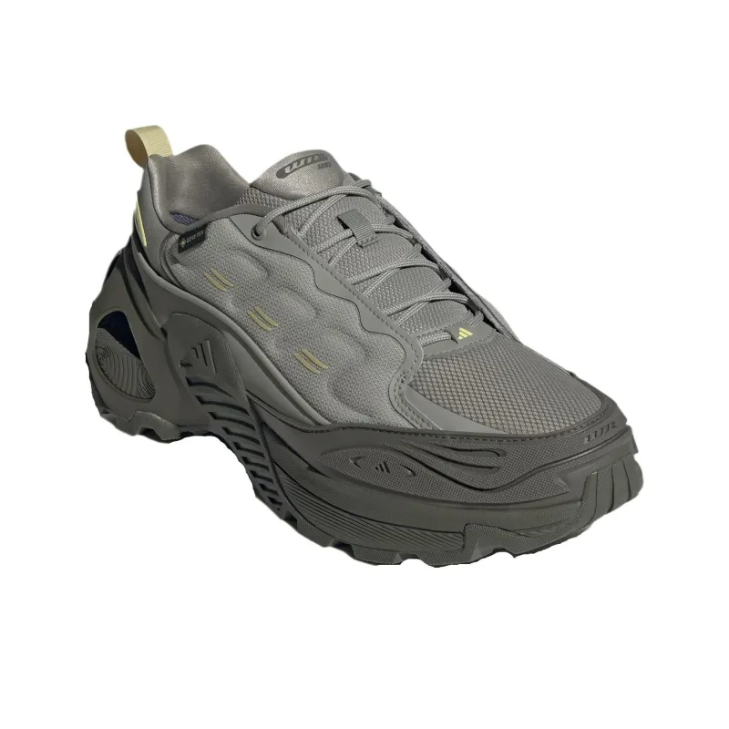 Adidas Wonder Runner Slip Resistant Low Top Running Shoes Unisex Strata Olive Green Light Gold Pebble Silver Gray-2