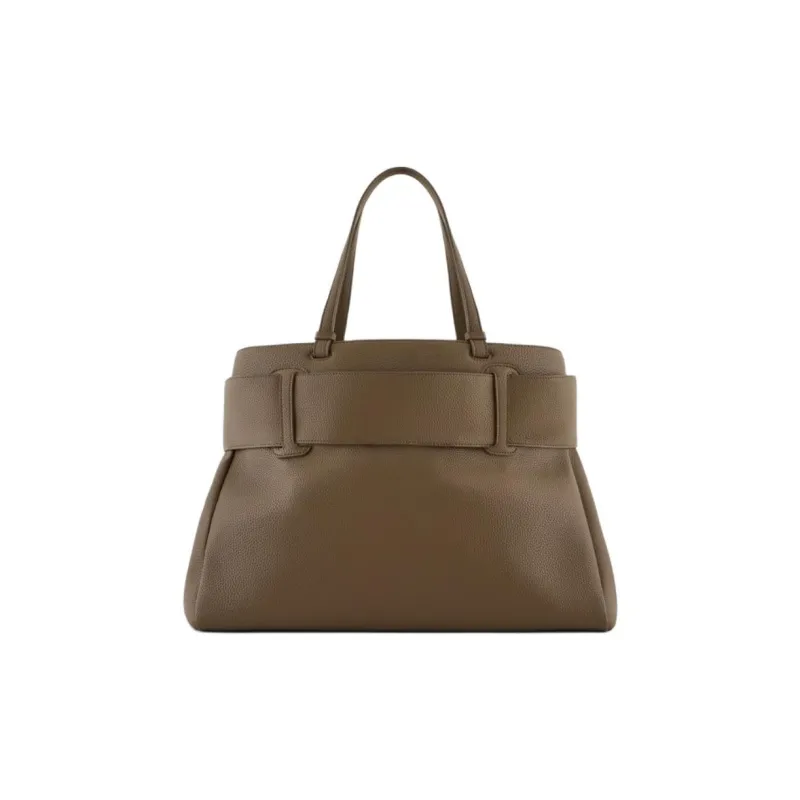 ARMANI EXCHANGEAE Polyester Tote Bag, Shopping Bag, Handbag Tubas Women's Dark Umber-2