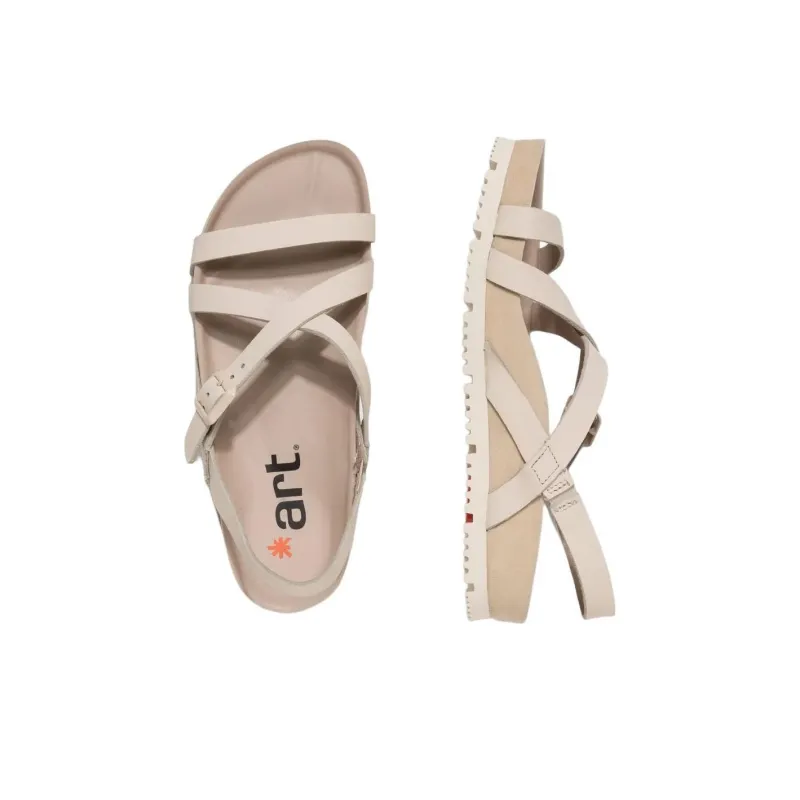 Art BURDEOS Strap Sandals Women's Beige-2